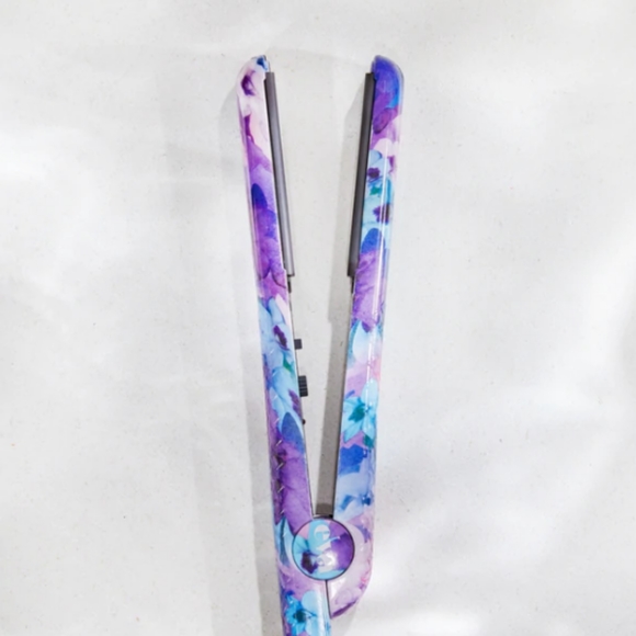 Eva NYC Floral Frenzy Healthy Heat Ceramic Styling Iron/ Flat Iron - Picture 3 of 3